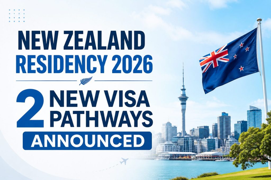 New Zealand Residency Visa 2026: New PR Pathways, Points Update & What You Must Know
