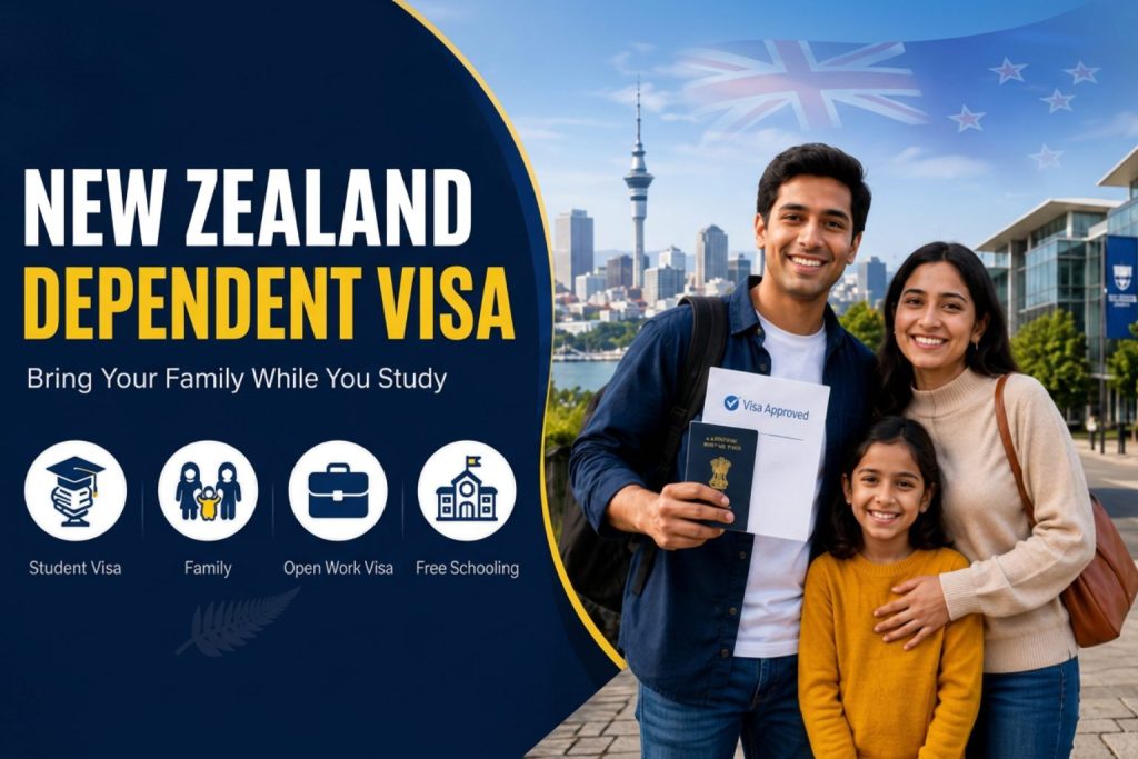 New Zealand Dependent Visa spouse children open work visa 2026