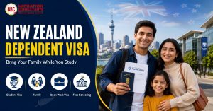 New Zealand Dependent Visa spouse children open work visa 2026